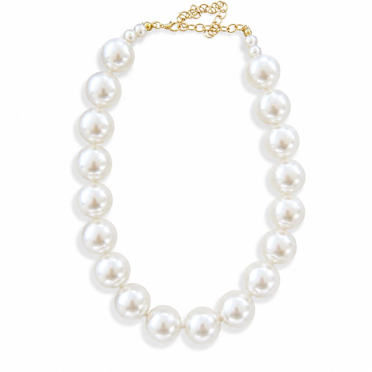 Luxe Parelketting met Grote Parels – Elegante Statement Necklace | kod95