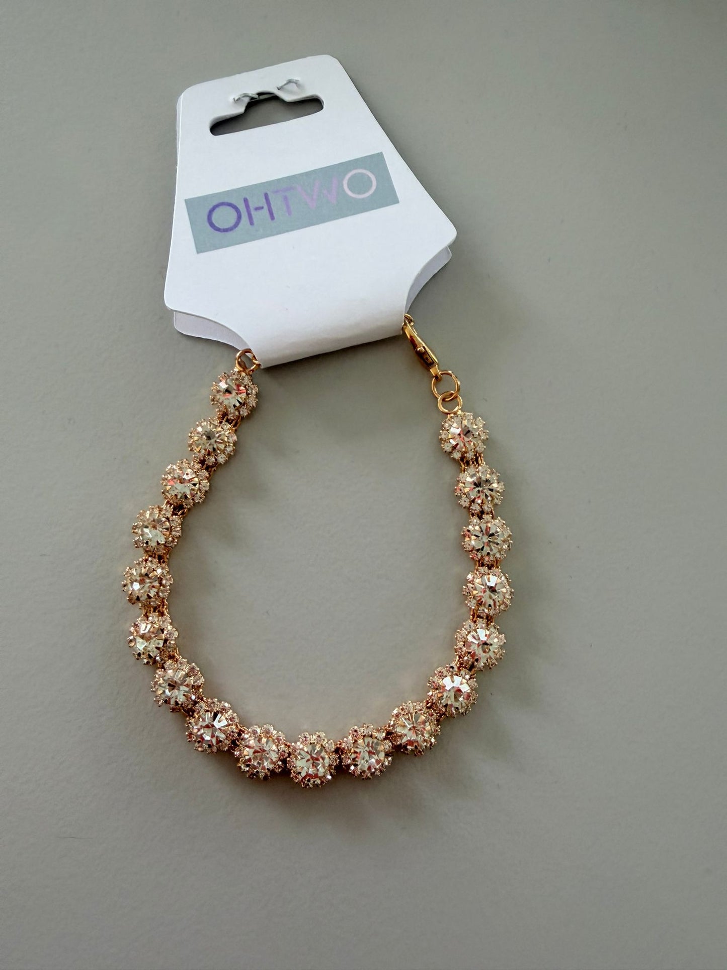 Luxe Roségoud Kristallen Choker Ketting voor Dames – Elegante Statement Ketting met Fonkelende Zirkonia |kod65