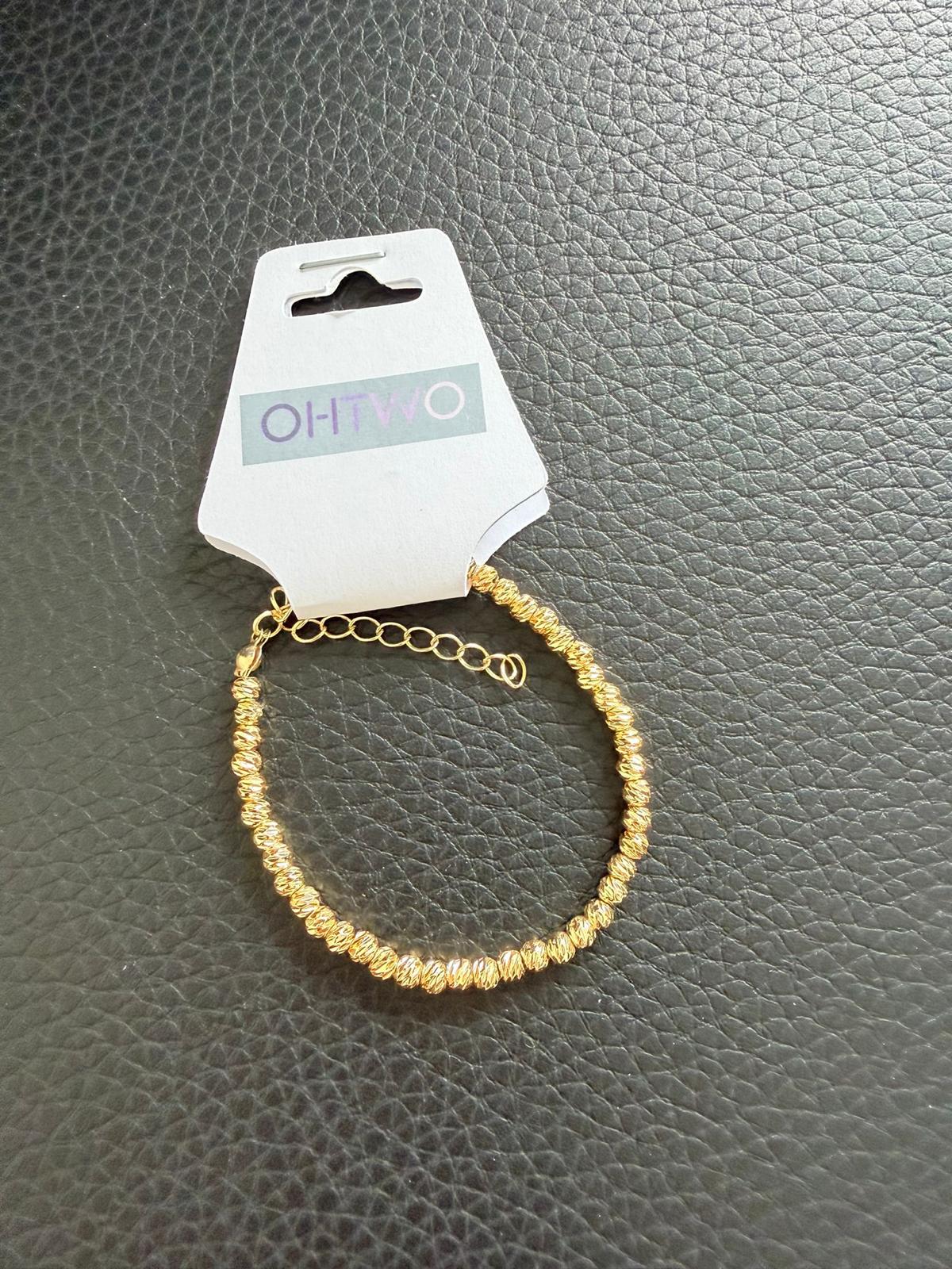 Gouden Kralen Armband Dames – Verstelbare Minimalistische Armband – Elegante Goudkleurige Armband voor Dagelijks Gebruik |kod69