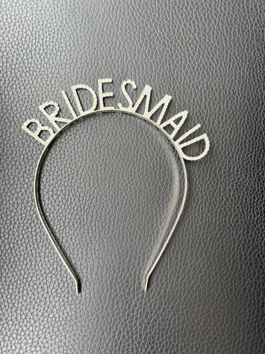 Bridesmaid Haarband met Strass – Glitter Hoofdband voor Bruidsmeisjes – Vrijgezellenfeest Accessoire – Bachelorette Party & Bridal Shower | kod03